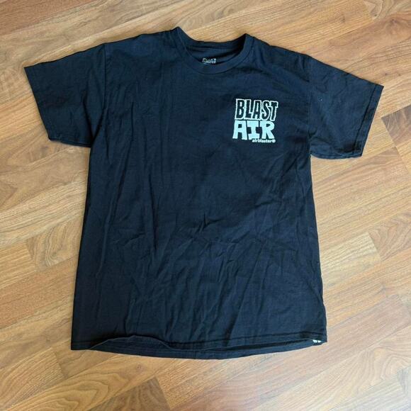 Black Air Blaster Snowboarding Graphic T-Shirt - Picture 2 of 8